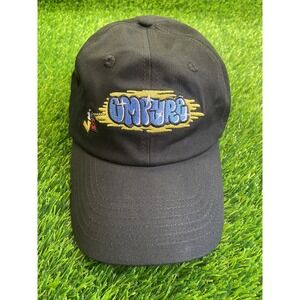 Empyre Hat Black Strapback Cap Spray Paint Graffiti Skateboard Street Sk8 EUC